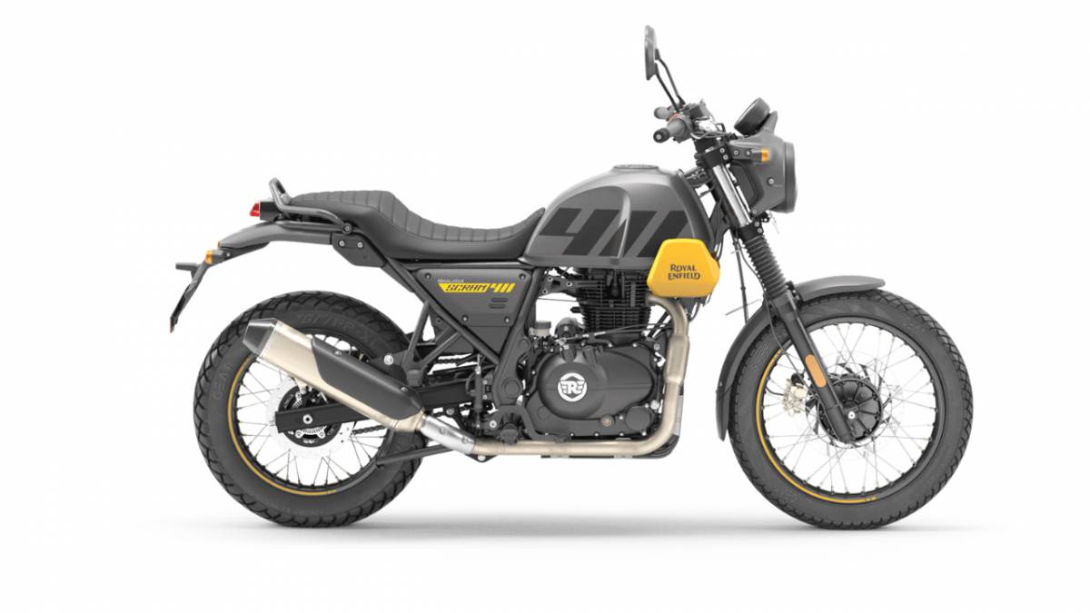 ROYAL ENFIELD Scram 411 - Graphite Yellow