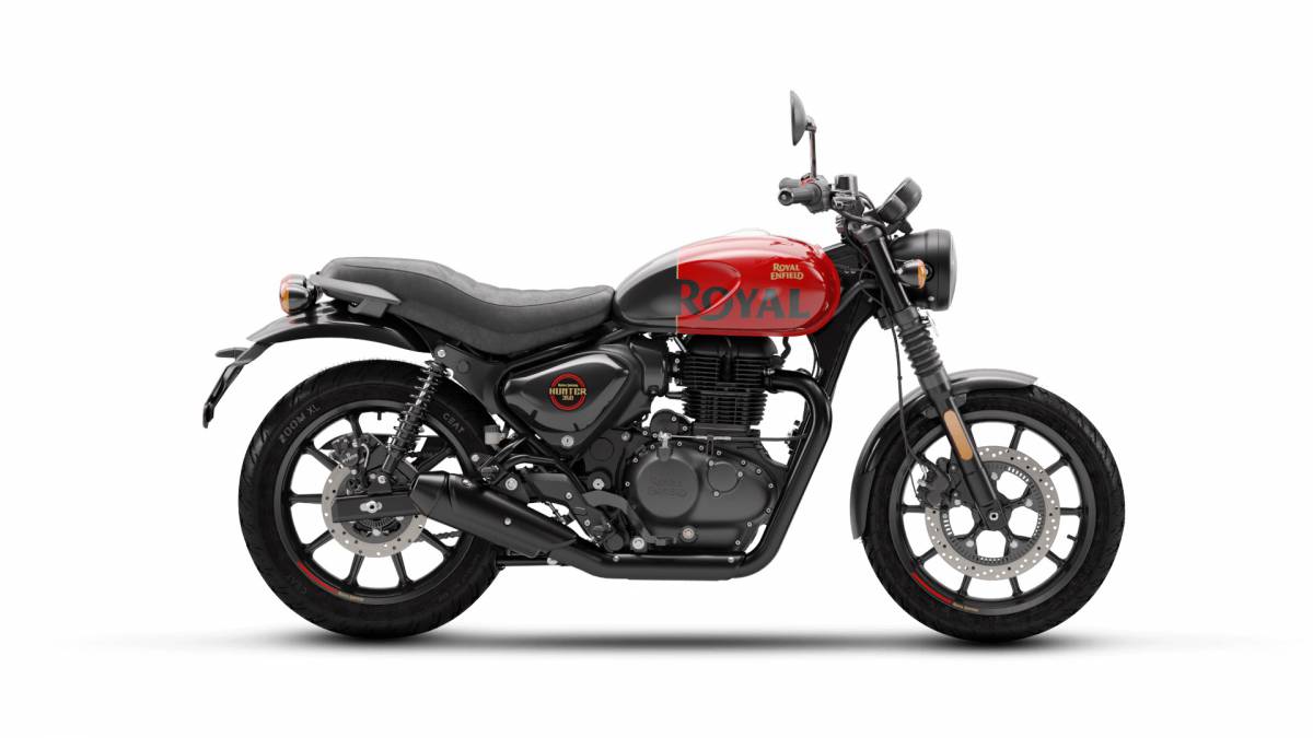 Royal Enfield Hunter 350 - Rebel Red